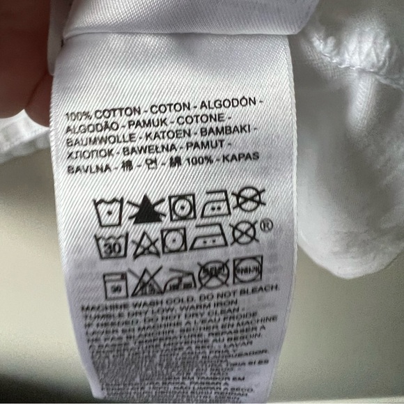 Levi’s GRAPHIC VARSITY T-SHIRT in white and blue women’s size 3XL - Picture 8 of 10